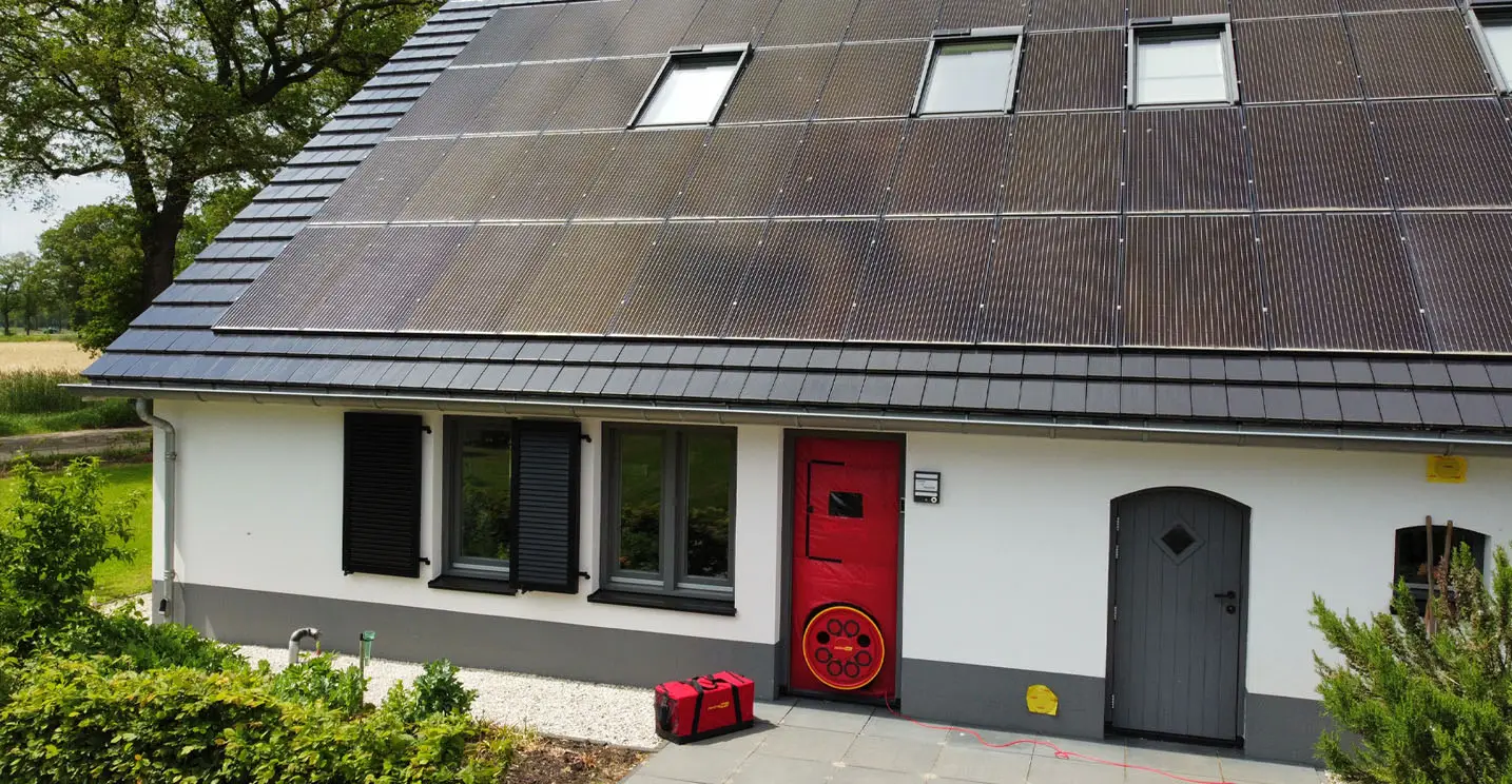 Blower Door Home Installation