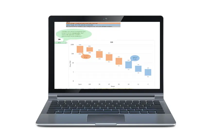 DM32X Flow Calculator