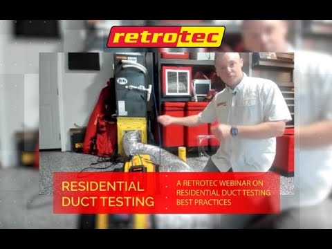 Residential Duct Leakage Testing