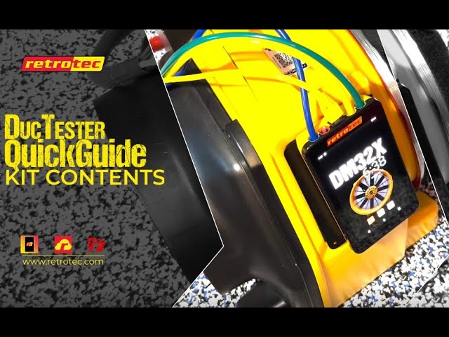 Residential DucTester QuickGuide with DM32X